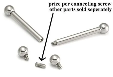Converter Post Convert 16g External to Internal 12mm Threaded Jewelry Painful Pleasures Vibrators Converter Post Convert 16g External to Internal 12mm Threaded Jewelry Painful Pleasures Vibrators