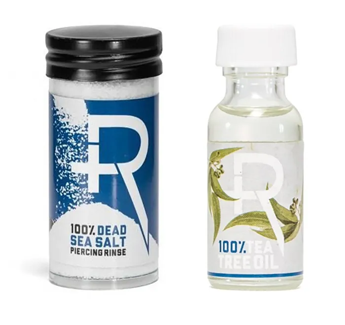 Couples Recovery Recovery Aftercare Sea Salt and Tea Tree Oil Combo Piercing Aftercare System Couples Recovery Recovery Aftercare Sea Salt and Tea Tree Oil Combo Piercing Aftercare System