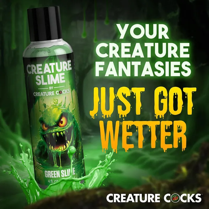 Creature Slime Green WaterBased Lubricant XR Brand Lubricants