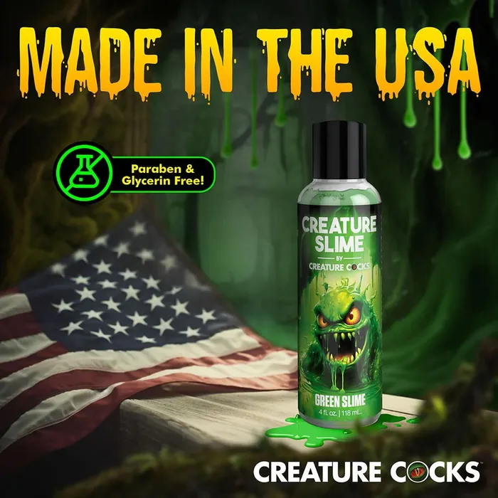 Creature Slime Green WaterBased Lubricant XR Brand Lubricants