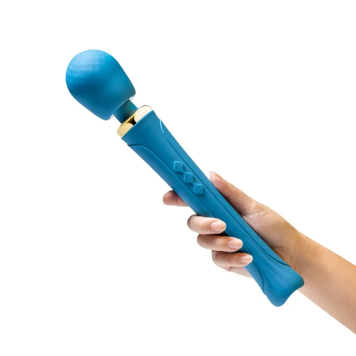 Dianna Rechargeable Rumbly Waterproof Wand Vibrator Blush Female Sex Toys