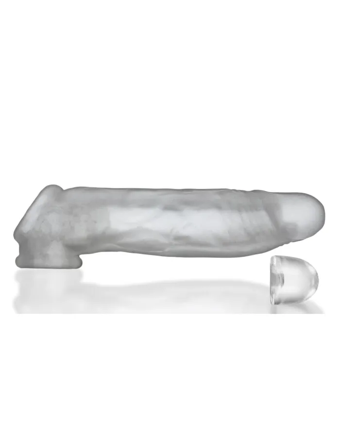 Dildos Oxballs Oxballs Dicker 75 Inch Cock Sheath Clear Ice