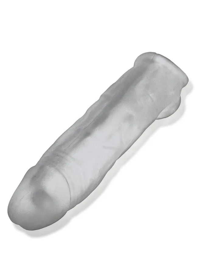 Dildos Oxballs Oxballs Dicker 75 Inch Cock Sheath Clear Ice