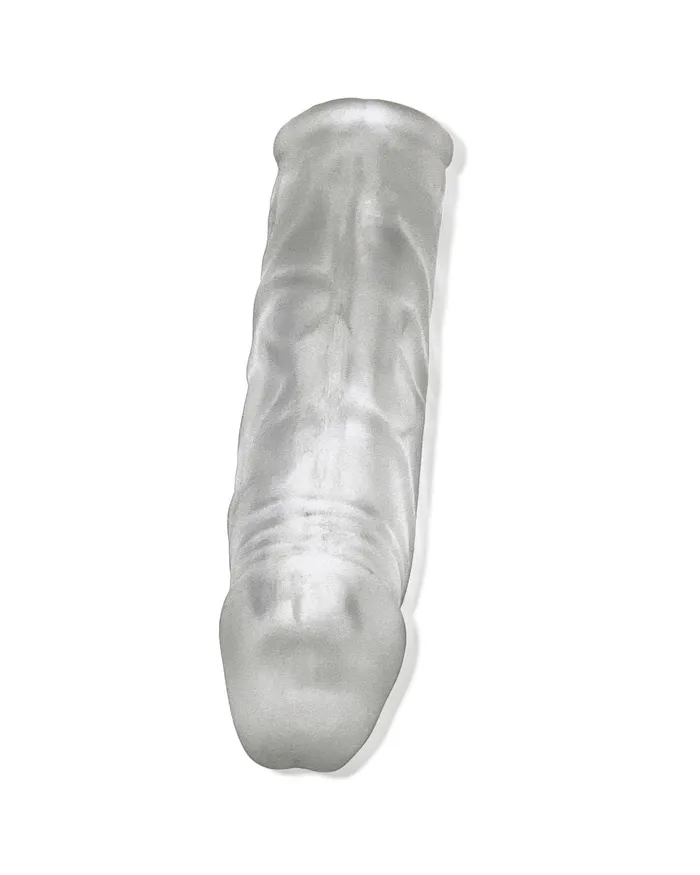 Dildos Oxballs Oxballs Dicker 75 Inch Cock Sheath Clear Ice