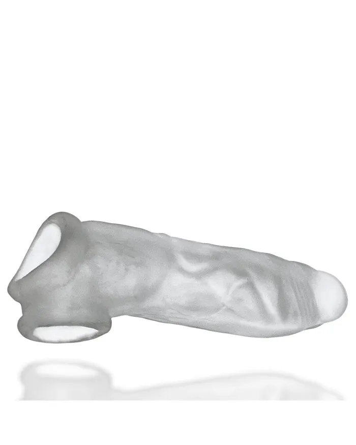 Dildos Oxballs Oxballs Dicker 75 Inch Cock Sheath Clear Ice