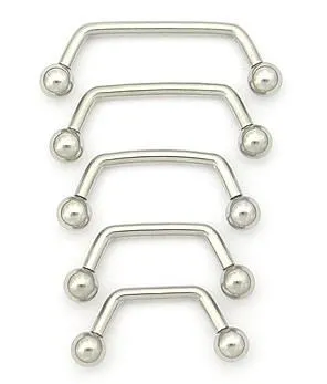 Dildos Painful Pleasures 12g 80 Stainless Steel Surface Barbell