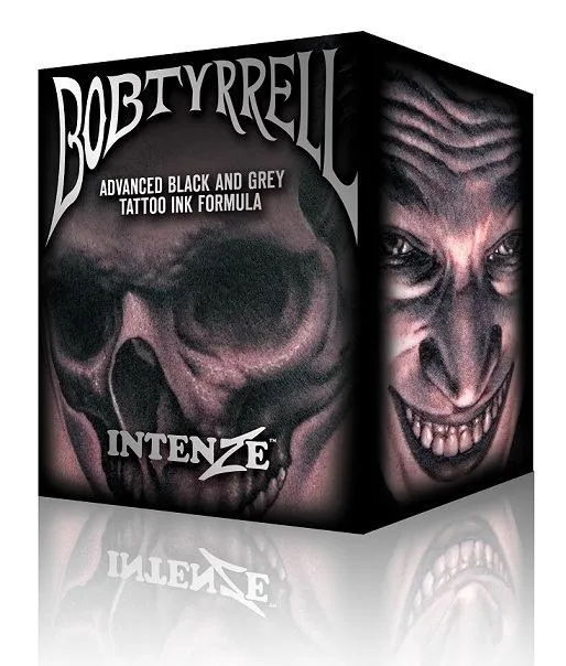 Dimension Black Bob Tyrrell Black Grey Series Intenze Tattoo Ink 1oz Bottle Intenze Anal