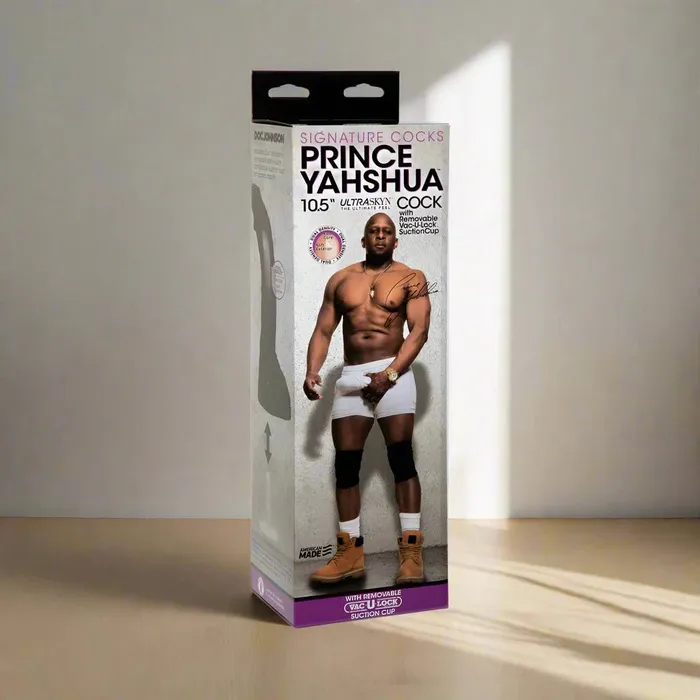 Doc Johnson Enterprises Dildos Signature Cocks Prince Yahshua ULTRASKYN 105in Cock with Removable VacULock Suction Cup Doc Johnson Enterprises Dildos Signature Cocks Prince Yahshua ULTRASKYN 105in Cock with Removable VacULock Suction Cup