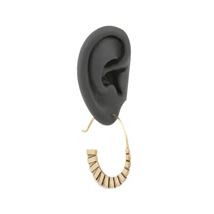 Elementals Organics Female Sex Toys 14g Curved Arc Rustic Bronze Earrings Price Per 2