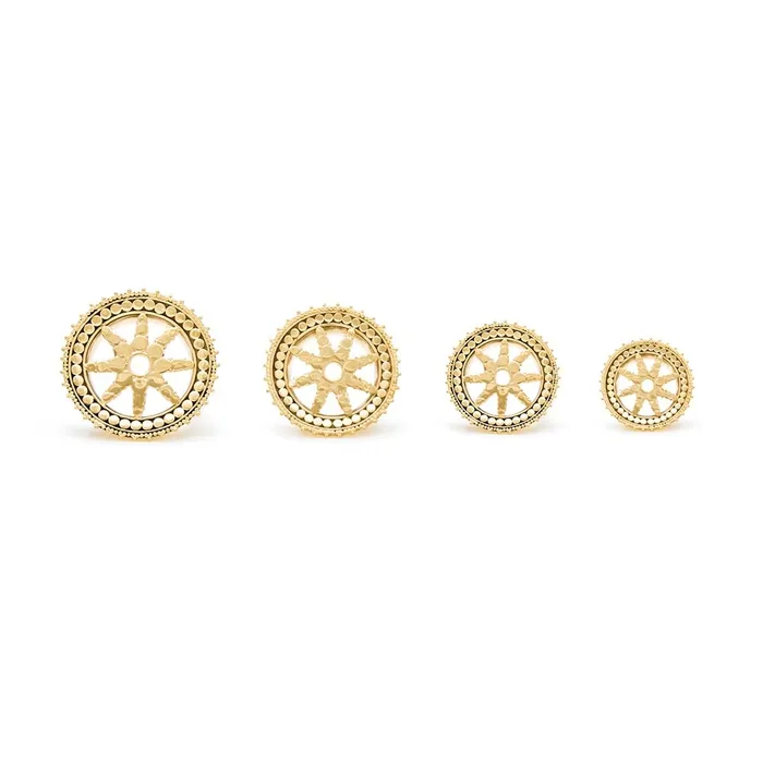 Elementals Organics Radial Starshine Yellow Gold Plated Plug Price Per 1 Anal