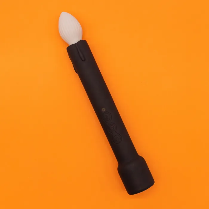 Emojibator Candle Warming Vibrator Wand Female Sex Toys