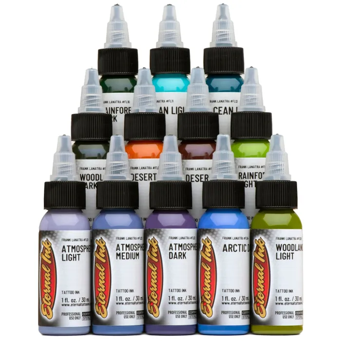 Eternal Frank La Natra Atmospheric Landscapes Set of 12 1oz Bottles Eternal Tattoo Ink Female Sex Toys Eternal Frank La Natra Atmospheric Landscapes Set of 12 1oz Bottles Eternal Tattoo Ink Female Sex Toys