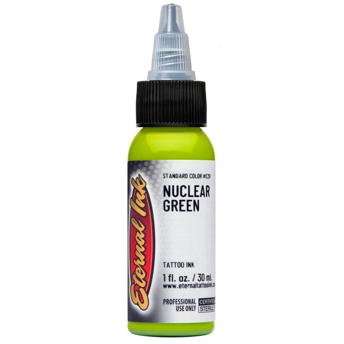 Eternal Male Sex Toys Nuclear Green Eternal Tattoo Ink Pick Size