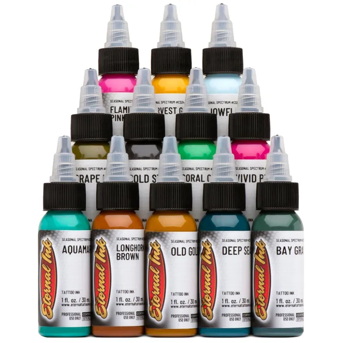 Eternal Seasonal Spectrum Set of 12 1oz Bottles Eternal Tattoo Ink Female Sex Toys Eternal Seasonal Spectrum Set of 12 1oz Bottles Eternal Tattoo Ink Female Sex Toys