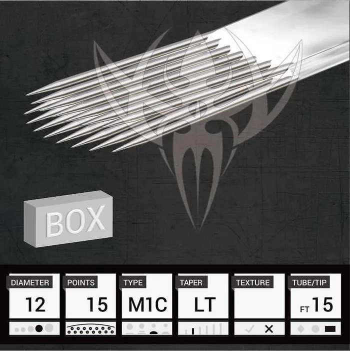 Female Sex Toys 12 Magnum Curved Weaved Precision Needles Box of 50 Premade Sterilized Tattoo Needles Precision Needles