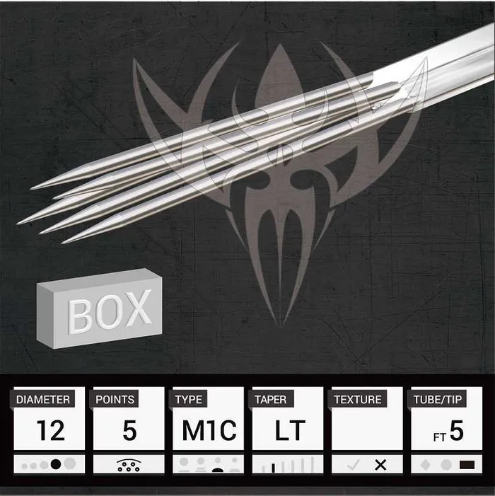 Female Sex Toys 12 Magnum Curved Weaved Precision Needles Box of 50 Premade Sterilized Tattoo Needles Precision Needles