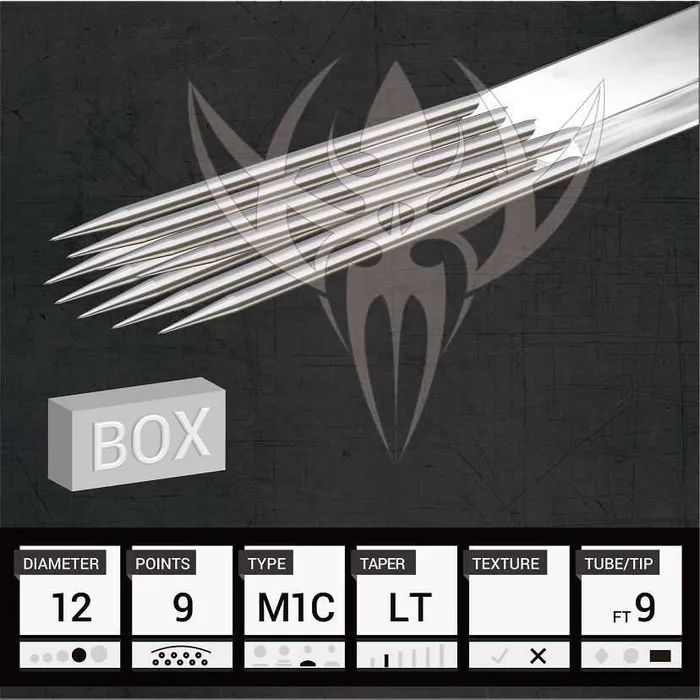 Female Sex Toys 12 Magnum Curved Weaved Precision Needles Box of 50 Premade Sterilized Tattoo Needles Precision Needles