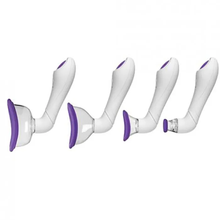Female Sex Toys Bloom Nipple Pussy Rechargeable Pump Purple Doc Johnson
