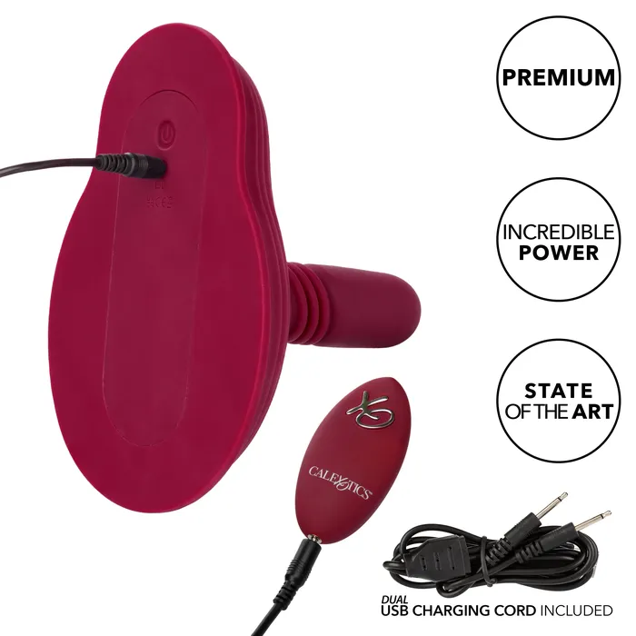Female Sex Toys CalExotics Dual Rider Remote Control Thrust Grind Humping Vibrator