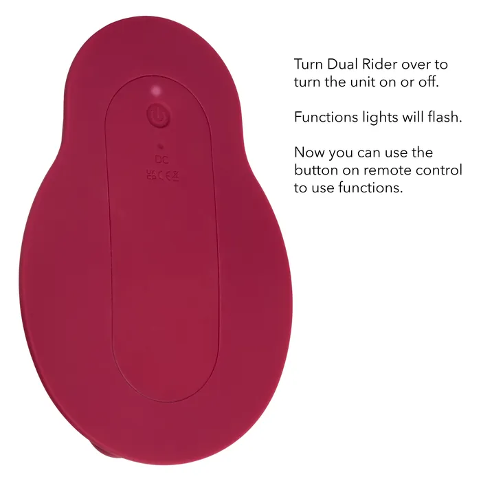 Female Sex Toys CalExotics Dual Rider Remote Control Thrust Grind Humping Vibrator