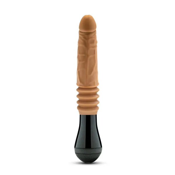 Female Sex Toys Dr Arthur Vibrating Thrusting Gyrating Realistic Silicone Dildo Caramel Blush