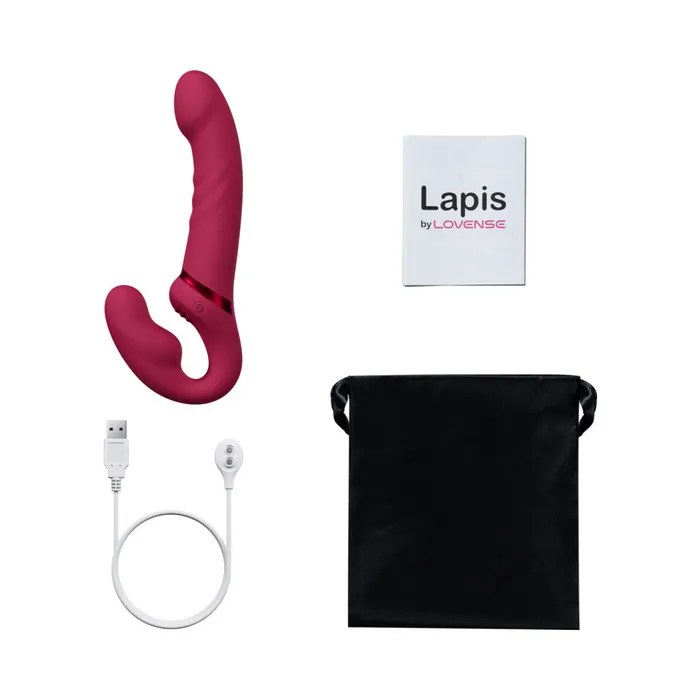 Female Sex Toys Lovense Lovense Lapis App Controlled Strapless StrapOn Dildo