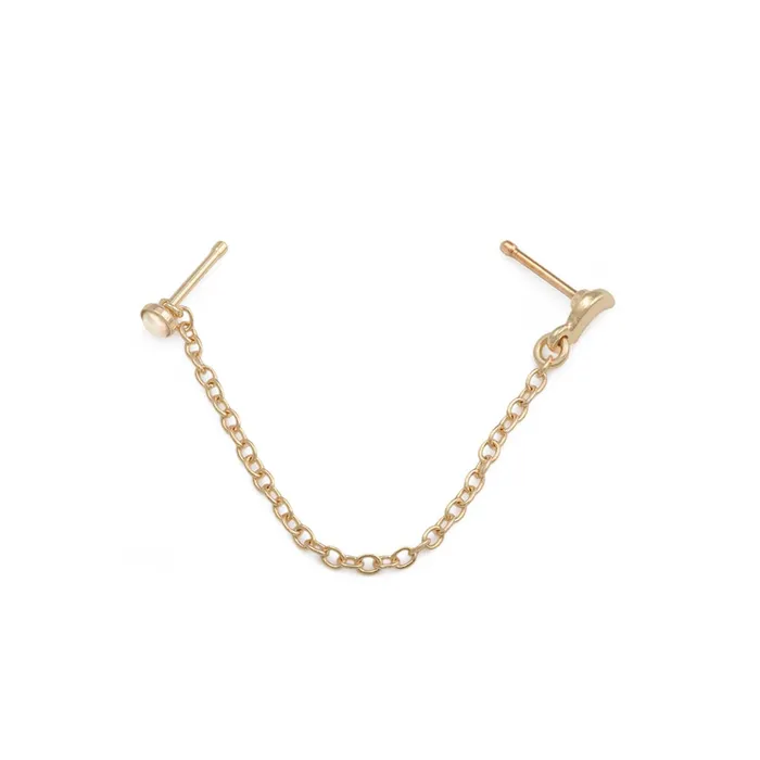 Female Sex Toys Painful Pleasures 20g 14 PVD Gold Celestial Magic Nose Bones with Chain Female Sex Toys Painful Pleasures 20g 14 PVD Gold Celestial Magic Nose Bones with Chain