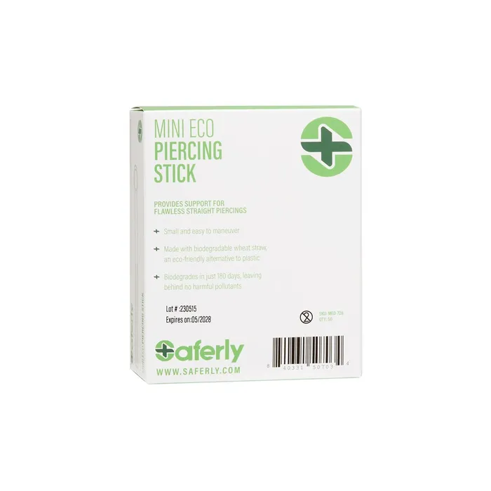 Female Sex Toys Saferly Saferly Biodegradable Mini Eco Piercing Stick Box of 50