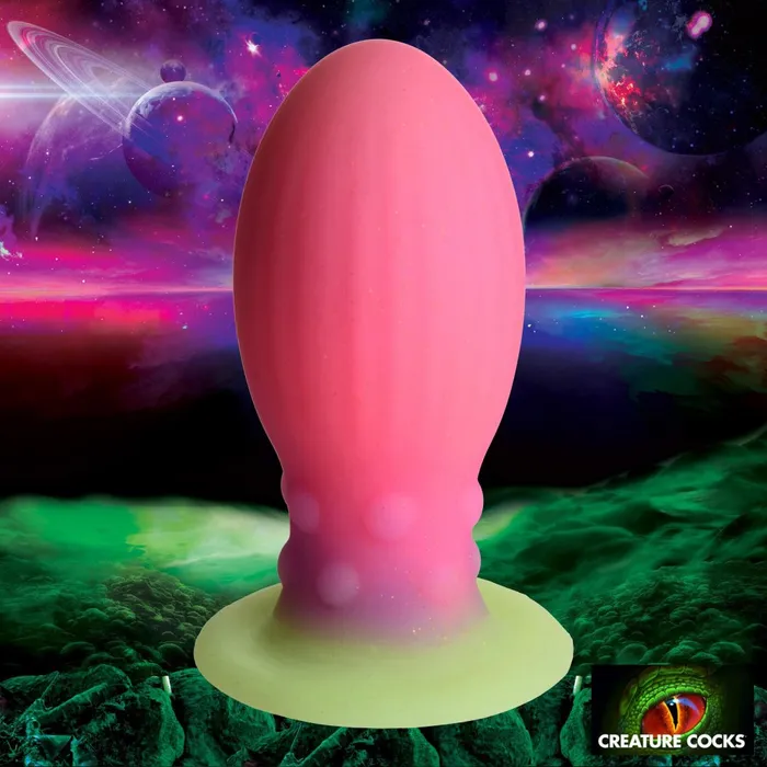 Female Sex Toys Xeno Egg Glow In The Dark Silicone Egg XR Brands