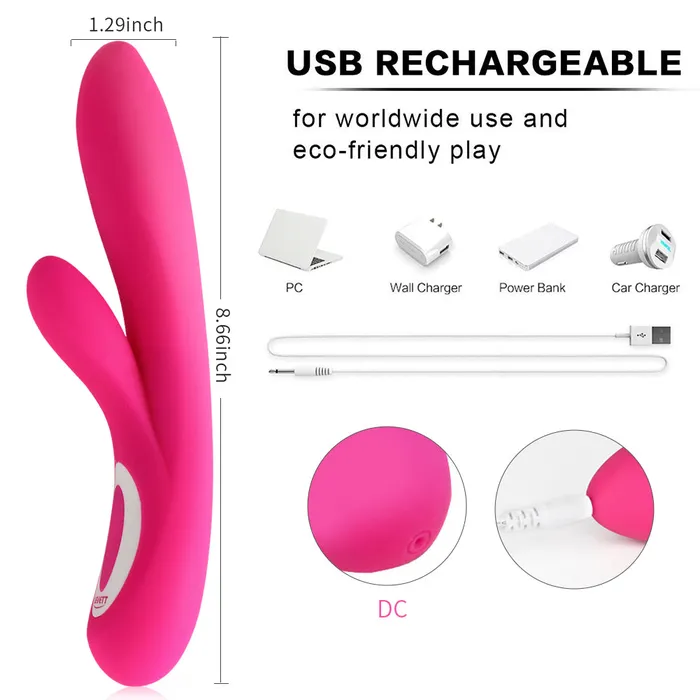 FUNMATES Female Sex Toys Elise Wonderful Finger Vibrator8 Frequency 6 Keying