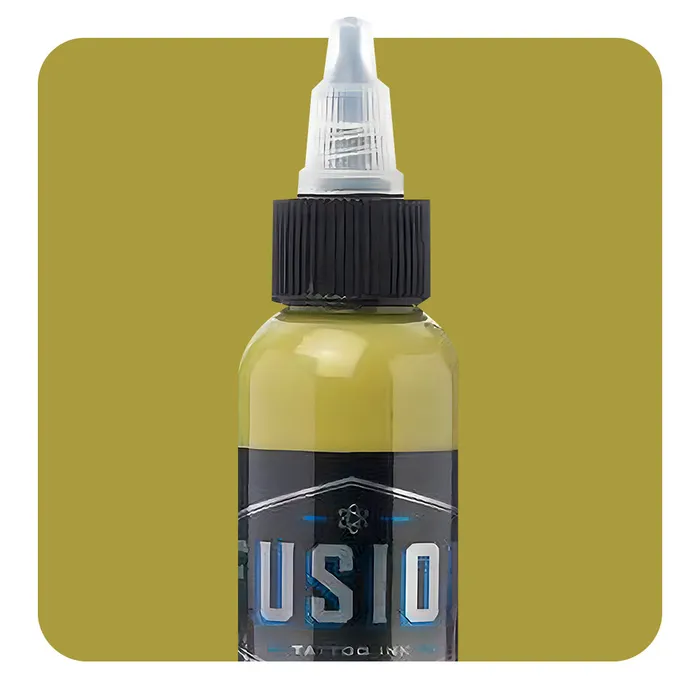 Fusion Vibrators Organic Green Fusion Tattoo Ink 1oz Bottle