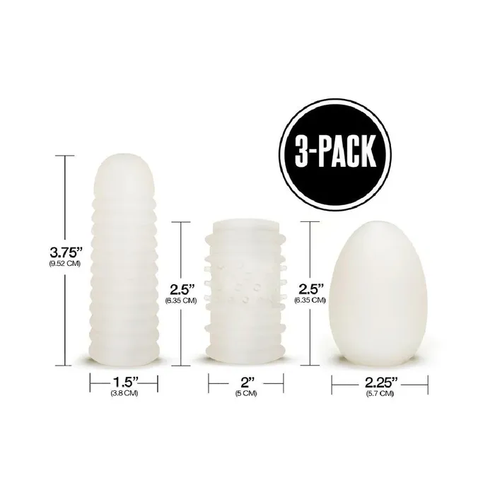 Global Novelties Male Sex Toys Rinse and Repeat Whack Pack Set of 3 Strokers Global Novelties Male Sex Toys Rinse and Repeat Whack Pack Set of 3 Strokers