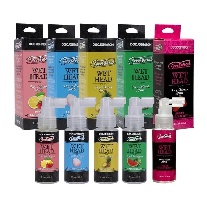 GoodHead Wet Head Dry Mouth Spray 2 oz 59 ml 5 Different Flavors Doc Johnson Enterprises Male Sex Toys GoodHead Wet Head Dry Mouth Spray 2 oz 59 ml 5 Different Flavors Doc Johnson Enterprises Male Sex Toys