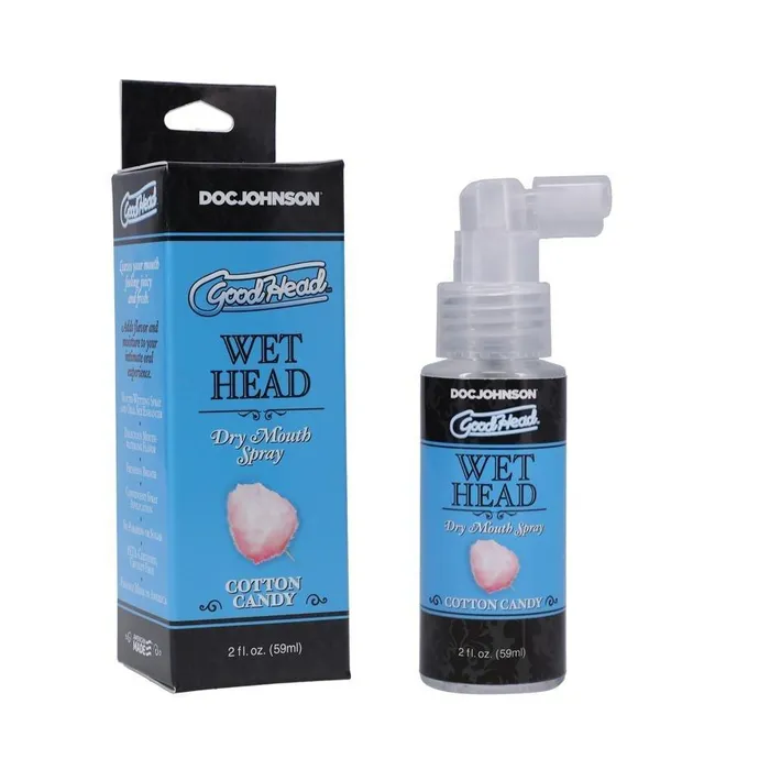 GoodHead Wet Head Dry Mouth Spray 2 oz 59 ml 5 Different Flavors Doc Johnson Enterprises Male Sex Toys