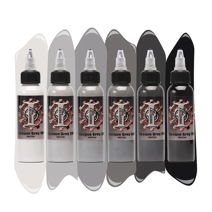 Industry Inks Anal Opaque Grey Color Set Industry Inks Pick Size