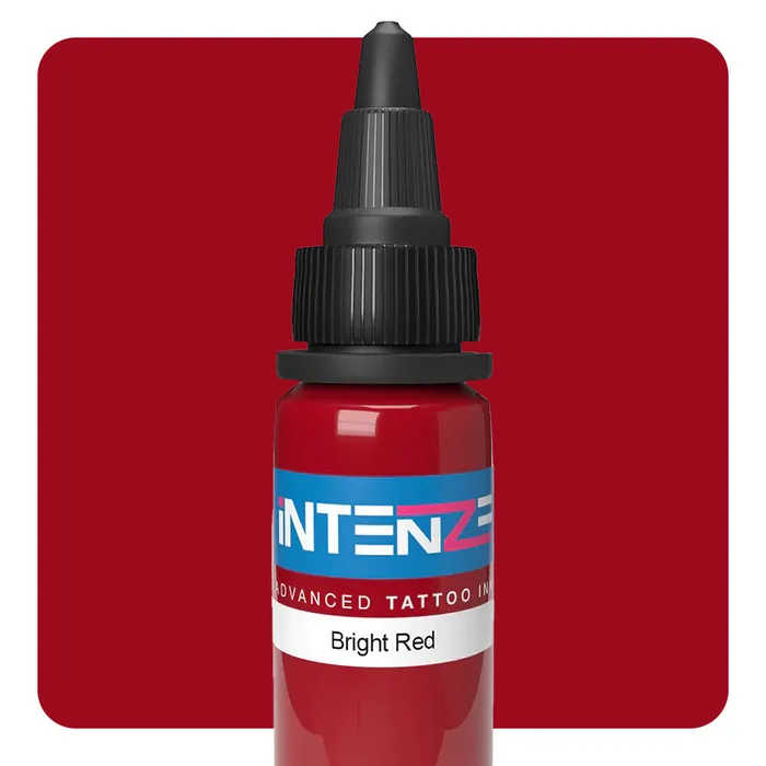Intenze Vibrators Bright Red Intenze Tattoo Ink Pick Size