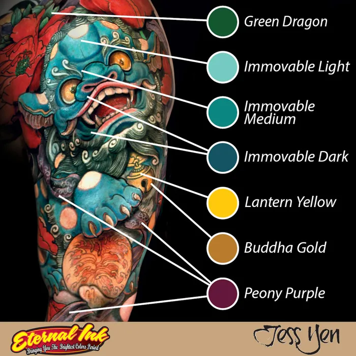 Jess Yen Signature Series Set of 22 2oz Bottles Eternal Tattoo Ink Eternal Male Sex Toys