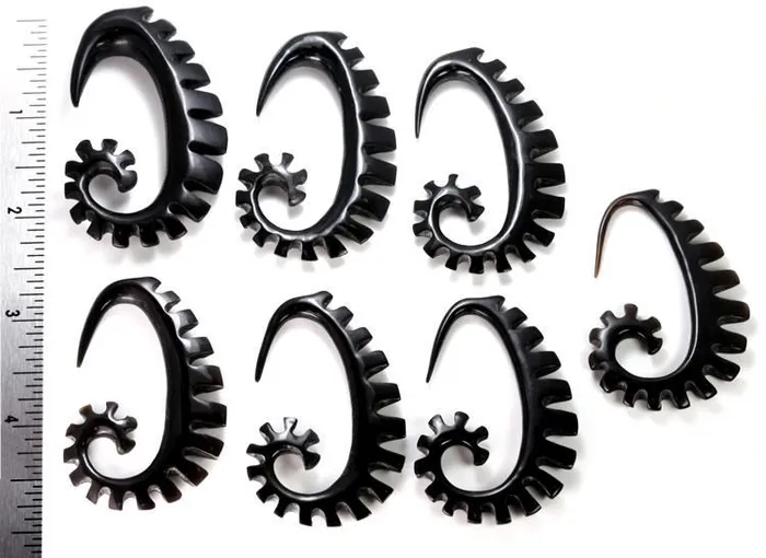 KEEN Wholesale Horn Hanger Organic Body Jewelry 12g 00g Price Per 1 Elementals Organics Female Sex Toys