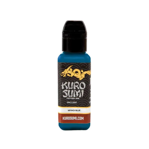 Kuro Sumi Anal 16 Color Primary Set 3 Kuro Sumi Tattoo Ink 075oz