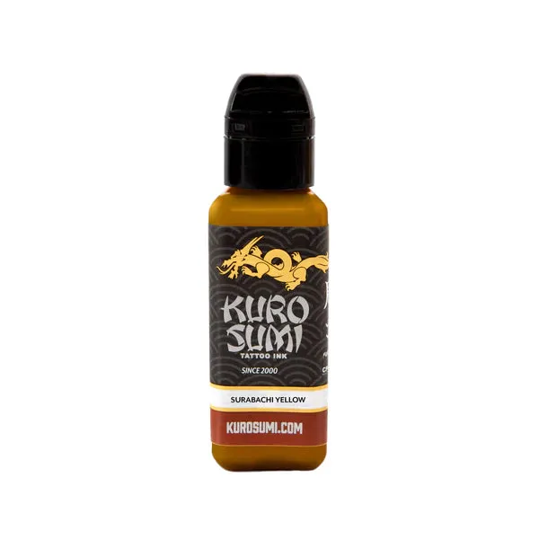 Kuro Sumi Anal 16 Color Primary Set 3 Kuro Sumi Tattoo Ink 075oz