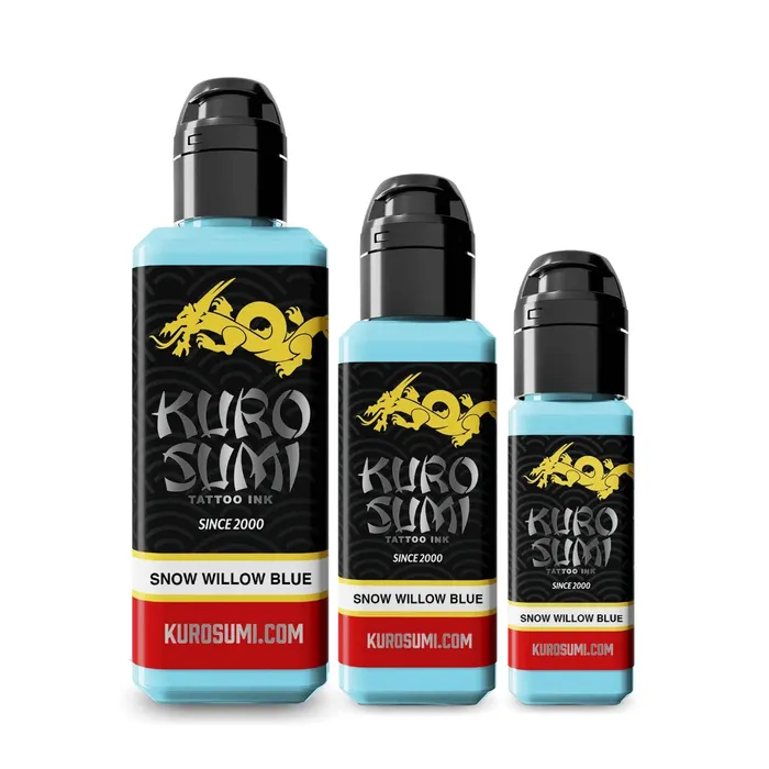 Kuro Sumi Vibrators Snow Willow Blue Kuro Sumi Tattoo Ink Pick Size