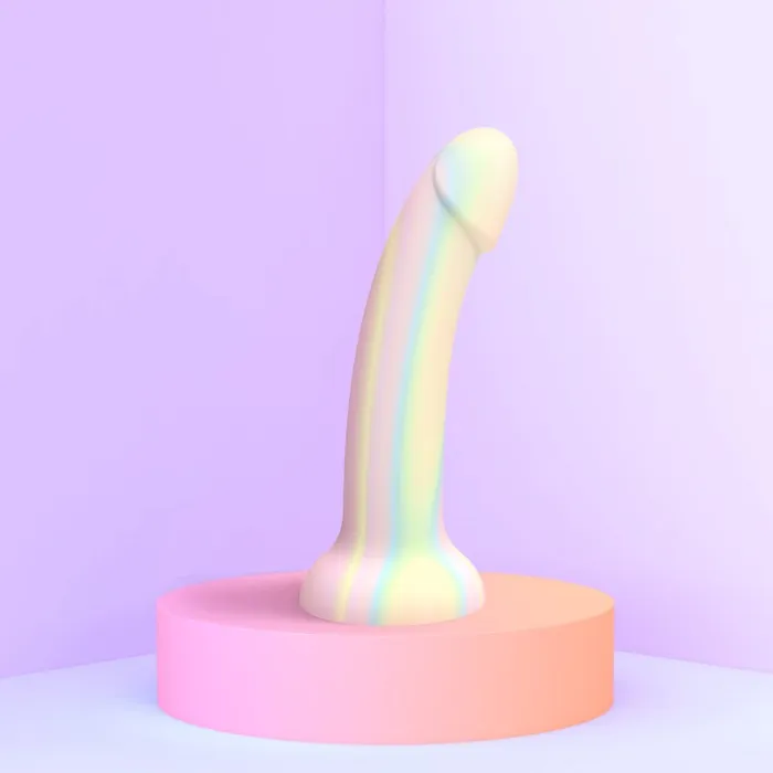 Lovely Planet Dildos Fantasia Glow in the Dark 7 inch Silicone Dildo
