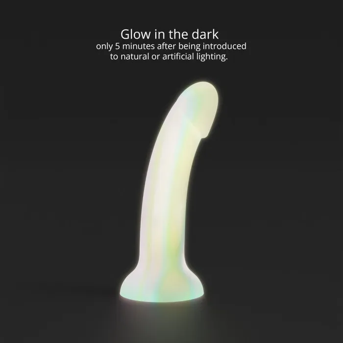 Lovely Planet Dildos Fantasia Glow in the Dark 7 inch Silicone Dildo