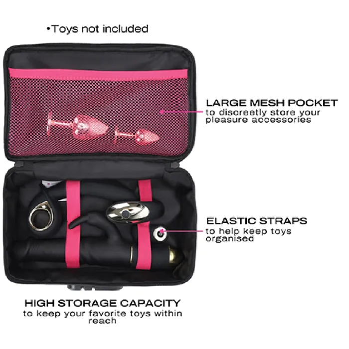 Lovely Planet Dorcel Lockable Discreet Black Storage Box Anal
