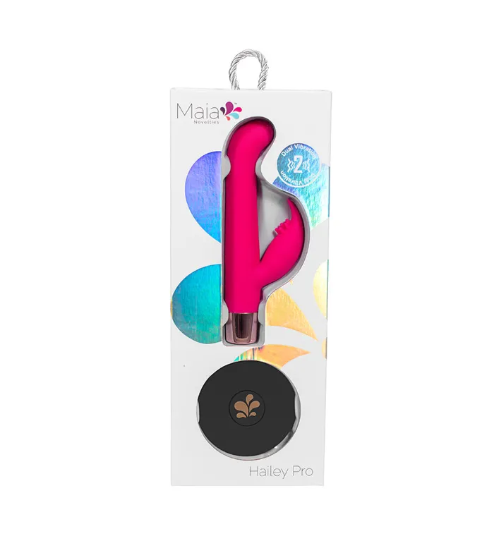 Maia Toys Female Sex Toys HAILEY PRO QI Rechargeable Silicone 25 Functions Dual Vibrator Maia Toys Female Sex Toys HAILEY PRO QI Rechargeable Silicone 25 Functions Dual Vibrator