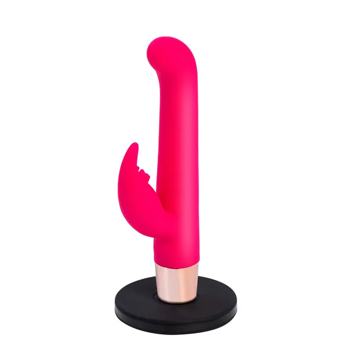 Maia Toys Female Sex Toys HAILEY PRO QI Rechargeable Silicone 25 Functions Dual Vibrator