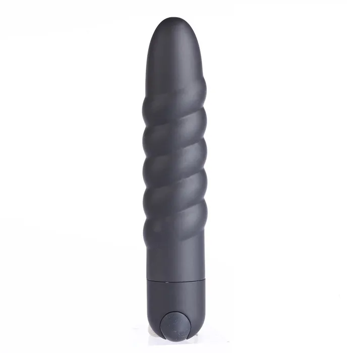 MAIA TOYS LOLA USB Rechargeable Silicone 10Function Vibrating Twisty Bullet Black Maia Toys Female Sex Toys MAIA TOYS LOLA USB Rechargeable Silicone 10Function Vibrating Twisty Bullet Black Maia Toys Female Sex Toys