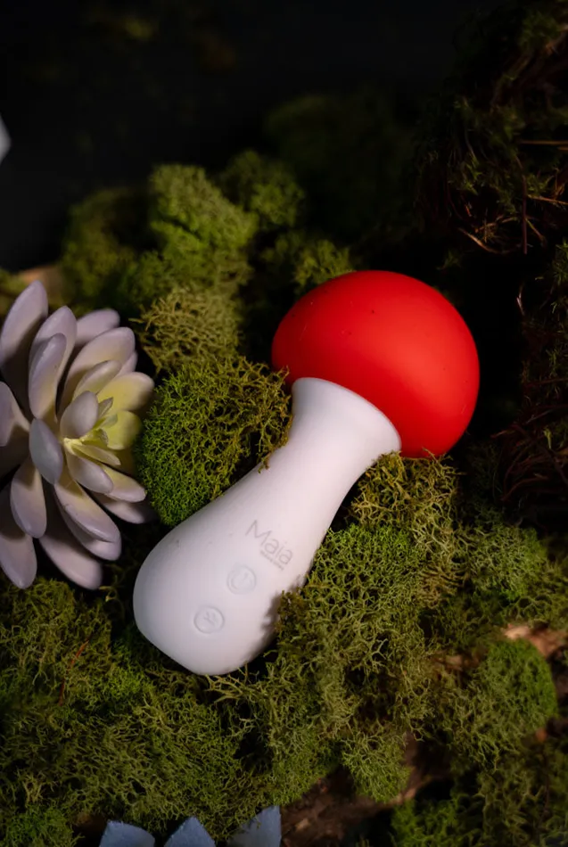 Maia Toys Trippy Toys SHROOMIE Rechargeable Mushroom Vibrator Female Sex Toys
