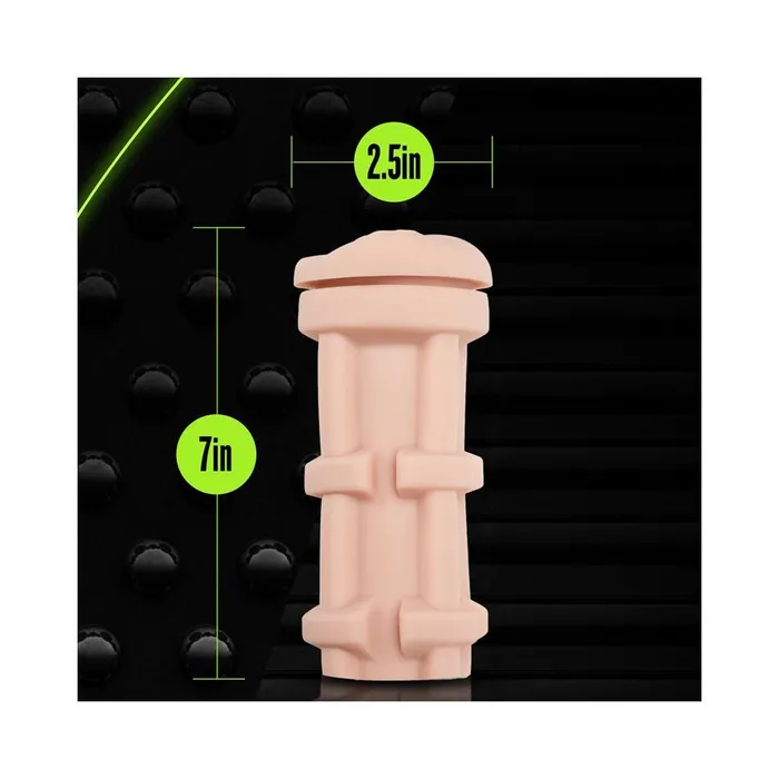 Male Sex Toys Blush Novelties M for Men Soft and Wet with Pleasure Ridges Self Lubricating Stroker