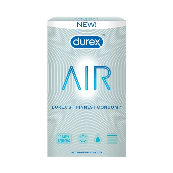 Male Sex Toys Durex Reckitt Benckiser Durex AIR Original Condoms 10pk
